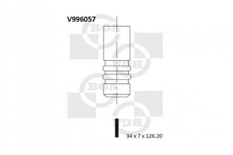 Всмоктуючий клапан BGA V996057