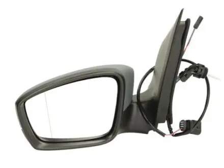 Бокове дзеркало Лів (механічне, асферичне, загрунтоване) SEAT MII SKODA CITIGO VW UP 08.11-03.17 BLIC 540201060365P