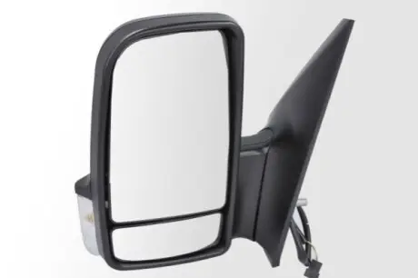Бокове дзеркало Лів (ручне, опукле, short arm, з індикатором) MERCEDES SPRINTER 906 VW CRAFTER 2E 04.06-06.18 BLIC 5402022002887P