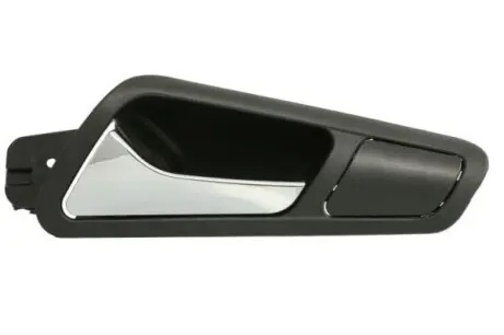 Ручка дверей передн Лів (внутрішн, хром/чорн) VW PASSAT B6 03.05-11.10 BLIC 6010011583409P