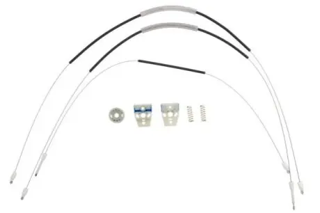 Ремкомплект склопідіймача передн Прав (комплект) VW GOLF V 10.03-07.09 BLIC 620501040802P