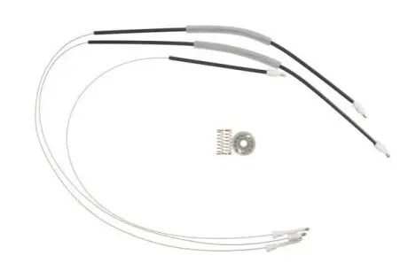 Ремкомплект склопідіймача передн Лів (троси) VW GOLF V 10.03-07.09 BLIC 620501040807P