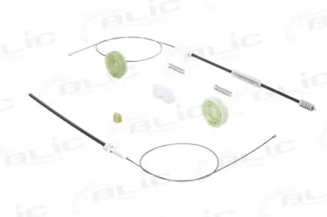 Ремкомплект склопідіймача передн Лів (комплект) PEUGEOT 605 06.89-09.99 BLIC 620508009801P