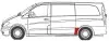 Ремонтна частина крила задн Лів (передня частина, коротка модель) MERCEDES VITO / VIANO W639 09.03-10.10 BLIC (6504033542571P) зображення 2