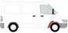 Ремонтна частина крила передн Прав (задня частина) MERCEDES SPRINTER 901, 902, 903, 904, 905 VW LT II 01.95-07.06 BLIC (6504033546332P) зображення 2