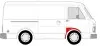 Ремонтна частина крила передн Прав VW LT I 04.75-06.96 BLIC (6504039560332P) зображення 2
