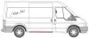Поріг задн Прав FORD TRANSIT V FL 04.06-08.13 BLIC (6505062509006P) зображення 2