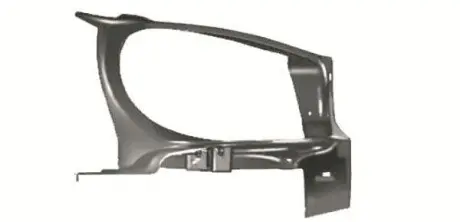 Кріплення фар передньої панелі Прав PEUGEOT 206 09.98-04.09 BLIC 6508055507242P