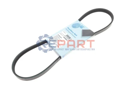 Ремень генератора поликлиновый BLUE PRINT AD04R813 Купить в Украине