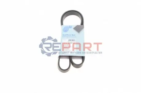 Фото 1 — Ремінь генератора Renault Trafic 1.9dCi 01- (-AC) BLUE PRINT (AD05R1125) Фото Ремінь генератора Renault Trafic 1.9dCi 01- (-AC) BLUE PRINT (AD05R1125) зображення 1