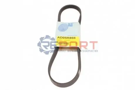 Фото Ремінь генератора MB OM606 -99 (PS) BLUE PRINT (AD05R866) зображення 1