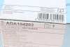 Комплект гальмівних колодок задн, CHRYSLER VOYAGER IV 2.4-3.8 02.00-12.08 BLUE PRINT (ADA104203) зображення 7