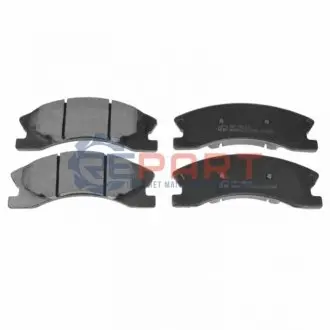 Комплект гальмівних колодок передн, JEEP GRAND CHEROKEE II 2.7D/4.0/4.7 10.98-09.05 BLUE PRINT ADA104217 Купити в Україні