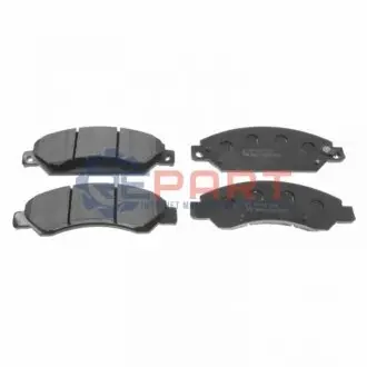 Комплект гальмівних колодок передн, CADILLAC ESCALADE CHEVROLET AVALANCHE, SILVERADO 1500, SUBURBAN, TAHOE LTZ GMC SIERRA 4.3-6.2LPG 10.98 BLUE PRINT ADA104242 Купити в Україні