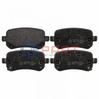 Фото Колодки гальмівні (задні) Chrysler Grand Voyager 07-/Dodge Journey 08- BLUE PRINT (ADA104259) зображення 1