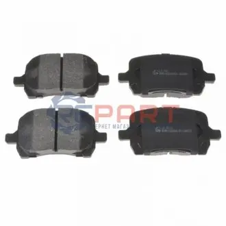 Комплект гальмівних колодок передн, CHEVROLET COBALT, HHR, MALIBU OPEL GT PONTIAC G6 2.0-3.5 10.03 BLUE PRINT ADA104264 Купити в Україні