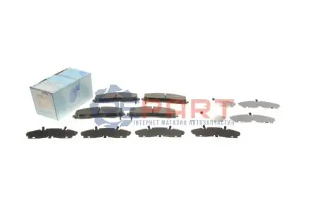 Фото Колодки гальмівні (передні) Jeep Wrangler 2.0/2.2 17- BLUE PRINT (ADA104268) зображення 1