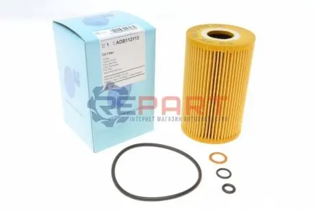 Фото Фільтр масляний BMW 3 (E36/ E46)/ 5 (E34) 1.6/ 1.8/ 1.9 90-07 BLUE PRINT (ADB112113) зображення 1