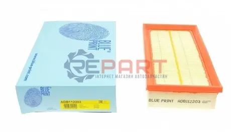 Фото 1 — Фільтр повітряний Fiat Scudo/Citroen Jumpy/Peugeot Expert 1.6JTD/HDi 07-/Citroen C5 1.6HDRi 04- BLUE PRINT (ADB112203) Фото Фільтр повітряний Fiat Scudo/Citroen Jumpy/Peugeot Expert 1.6JTD/HDi 07-/Citroen C5 1.6HDRi 04- BLUE PRINT (ADB112203) зображення 1