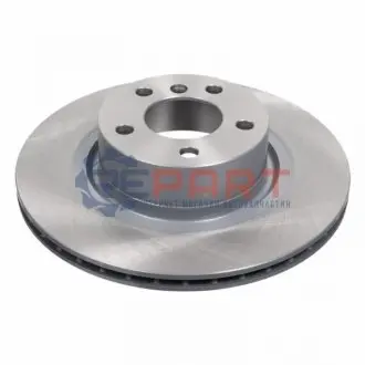 Фото Диск гальмівний (задній) BMW X3 (F25)/ X4 (F26) 10- (330x20) (з покриттям) (вентильований) BLUE PRINT (ADB114347) зображення 1
