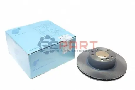 Диск тормозной (передний) BMW 5 (E34) 2.0-3.5 87-97/7(E32) 3.0 i 82-94 (302x22.4) BLUE PRINT ADB114393 Купить в Украине