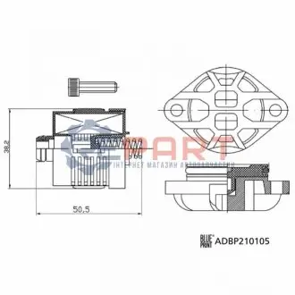 Фото 1 — Фільтр масляний диференціал Volvo S40/S60/V70/XC70/XC90 00-14 (к-кт) BLUE PRINT (ADBP210105) Фото Фільтр масляний диференціал Volvo S40/S60/V70/XC70/XC90 00-14 (к-кт) BLUE PRINT (ADBP210105) зображення 1