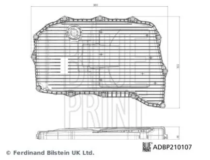 Фото Фільтр АКПП Audi A4/A5/A8/Q5/Q7/VW Touareg 2.0 TDI/2.0 TFSI/3.0 TDI 15- BLUE PRINT (ADBP210107) зображення 1