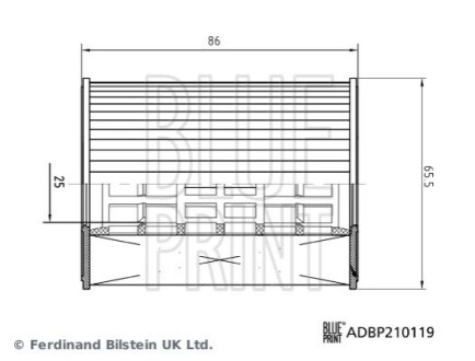 Автозапчасть BLUE PRINT ADBP210119 (фото 1)