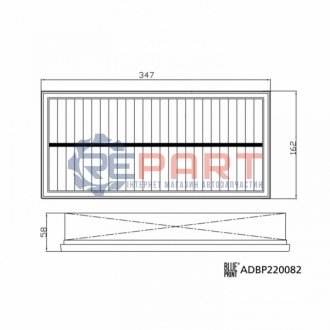 FILTR POWIETRZA BLUE PRINT ADBP220082 (фото 1)