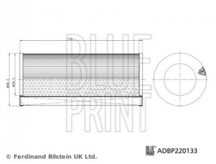 Фільтр повітряний MB V-class (W447) 2.0 CDI (OM654) 19- BLUE PRINT ADBP220133 (фото 1)