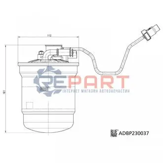 Паливний фільтр BLUE PRINT ADBP230037 Купити в Україні