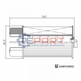 Топливный фильтр BLUE PRINT ADBP230042