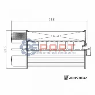 Фото 1 — Фільтр паливний Renault Trafic/Master 1.6-2.3dCi 13- BLUE PRINT (ADBP230042) Фото Фільтр паливний Renault Trafic/Master 1.6-2.3dCi 13- BLUE PRINT (ADBP230042) зображення 1