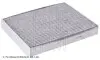 Фильтр салона из елементами активованого угля LAND ROVER RANGE ROVER SPORT III, RANGE ROVER V 3.0DH-4.4H 10.21 BLUE PRINT (ADBP250088) изображение 1