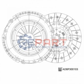 Автозапчастина BLUE PRINT ADBP300103 (фото 1)