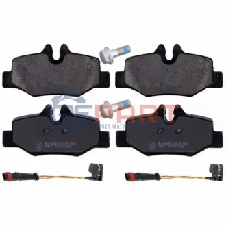Комплект гальмівних колодок задн, MERCEDES VIANO (W639), VITO / MIXTO (W639), VITO (W639) 2.1D-Electric 09.03 BLUE PRINT ADBP420000 Купити в Україні