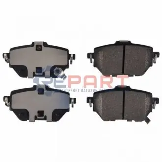 Комплект гальмівних колодок задн, TOYOTA COROLLA, YARIS CROSS 1.5-1.8H 01.19 BLUE PRINT ADBP420048 Купити в Україні