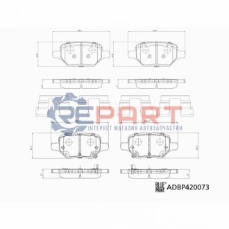 Автозапчасть BLUE PRINT ADBP420073 (фото 1)