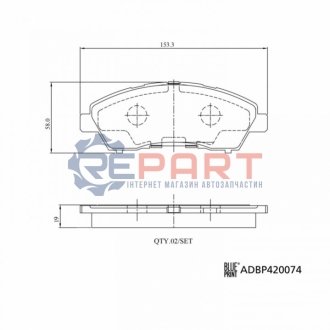 Автозапчасть BLUE PRINT ADBP420074 (фото 1)