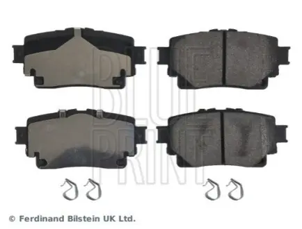 Комплект гальмівних колодок задн, LEXUS IS III, LBX, NX II, RC, RX, RZ, UX SUBARU SOLTERRA SUZUKI ACROSS TOYOTA BZ4X, COROLLA, HIGHLANDER, RAV 4 V, YARIS CROSS 1.2-Electric 09.14 BLUE PRINT ADBP420100 Купити в Україні