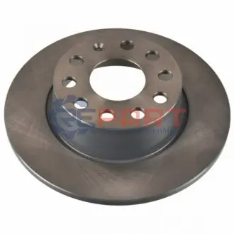 Фото Диск гальмівний (задній) Audi Q2 16-/Seat Ateca 16-/VW Golf 08- (272x10) (з покриттям) (повний) BLUE PRINT (ADBP430012) зображення 1