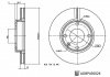 Гальмівні диски BLUE PRINT ADBP430026 (фото 3)