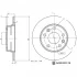 Диск гальмівний задн Лів/Прав NISSAN JUKE RENAULT CAPTUR II, MEGANE IV 1.0-1.8D 11.15 BLUE PRINT (Adbp430118) зображення 1