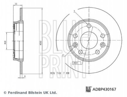 Автозапчасть BLUE PRINT ADBP430167 (фото 1)