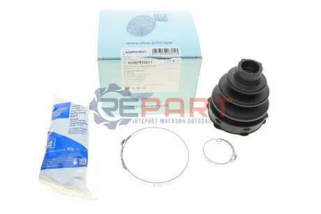 Фото 1 — Пильник ШРКШ (внутрішній) Toyota Auris/Corolla 12-19 (23.5x66x95mm) BLUE PRINT (ADBP810021) Фото Пильник ШРКШ (внутрішній) Toyota Auris/Corolla 12-19 (23.5x66x95mm) BLUE PRINT (ADBP810021) зображення 1