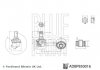 Тяга стабілізатора (переднього) (R) Mitsubishi L200 14- BLUE PRINT ADBP850016 (фото 1)