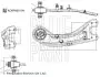 Фото Важіль підвіски, підвіска коліс BLUE PRINT (ADBP860199) зображення 1
