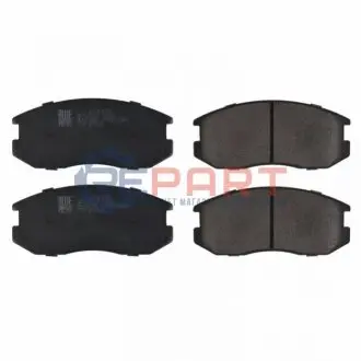 Фото Комплект гальмівних колодок (передніх) Daihatsu Terios/Mitsubishi Colt/Lancer 1.3-1.6/1.8-2.0D 89- BLUE PRINT (ADC44245) зображення 1