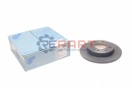 Фото Диск гальмівний (задній) Mitsubishi Colt 04-13 Smart Forfour 03-08 (250x10) (повний) BLUE PRINT (ADC443103) зображення 1