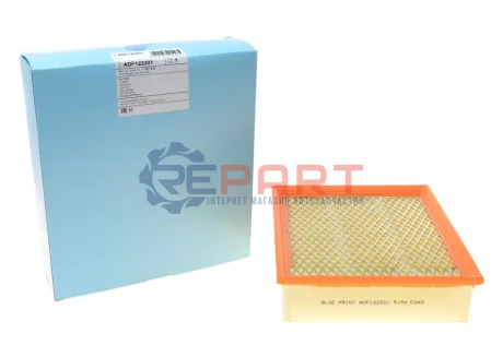 Фільтр повітряний (фільтруючий елемент) VOLVO C30, C70 II, S40 II, S60 II, S80 II, V40, V50, V60 I, V70 III, XC60 I, XC70 II FORD FOCUS II, KUGA I, MONDEO IV, S-MAX 2.0-2.5ALK 01.04-12.18 BLUE PRINT ADF122201 Купити в Україні